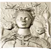 Thorned Muse - Portrait Relief STL for CNC