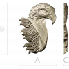 Eagle Head High-Relief STL for CNC