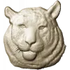 Regal Tiger Relief - high-relief tiger head STL for CNC