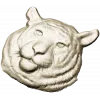 Regal Tiger Relief - high-relief tiger head STL for CNC