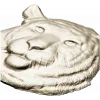 Regal Tiger Relief - high-relief tiger head STL for CNC