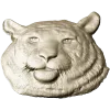 Regal Tiger Relief - high-relief tiger head STL for CNC