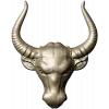 Buffalo Head STL 3D Model for CNC Milling