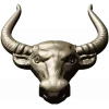 Buffalo Head STL 3D Model for CNC Milling