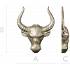 Buffalo Head STL 3D Model for CNC Milling