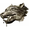Wolf Head Relief STL for CNC - Detailed 3D Model for Milling