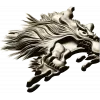 Molten Wolf Head - high-relief STL 3D model for CNC