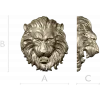 Голова льва - рельефная 3D модель STL для ЧПУ