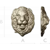 Королевская голова льва - 3D модель STL для ЧПУ