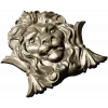 Lion Crest Relief - STL 3D Model for CNC Router