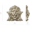 Lion Crest Relief - STL 3D Model for CNC Router