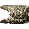 3D модель львиной головы (STL) для ЧПУ - барельеф для резьбы