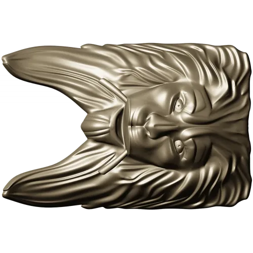 3D модель львиной головы (STL) для ЧПУ - барельеф для резьбы