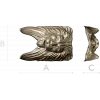 3D модель львиной головы (STL) для ЧПУ - барельеф для резьбы