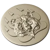 Bear Head Medallion STL for CNC
