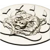 Bear Head Medallion STL for CNC