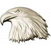 Regal Eagle Head - high-relief STL for CNC milling