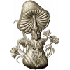 Mushroom Elder - 3D STL Relief for CNC