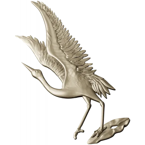 Crane Ascension - STL 3D model for CNC relief