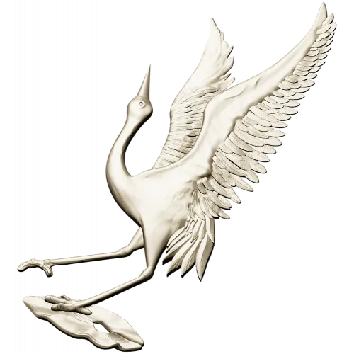 Crane Ascension - STL 3D model for CNC relief