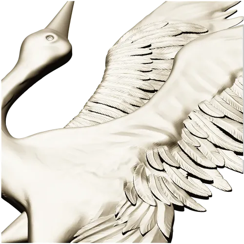 Crane Ascension - STL 3D model for CNC relief