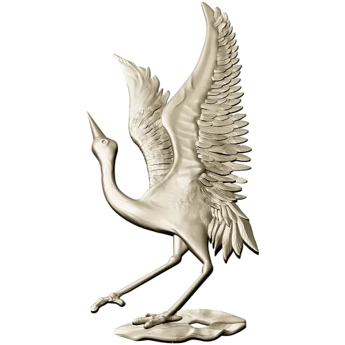 Crane Ascension - STL 3D model for CNC relief
