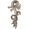 Ornamental Dragon STL for CNC - high-relief decorative 3D model
