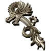 Ornamental Dragon STL for CNC - high-relief decorative 3D model