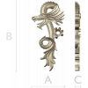 Ornamental Dragon STL for CNC - high-relief decorative 3D model
