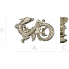 Вьющийся дракон - 3D модель STL для ЧПУ