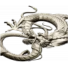 Dragon bas-relief STL for CNC router