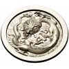 Круглый медальон с китайским драконом - STL для ЧПУ
