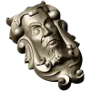 Baroque Grotesque Mask - STL 3D Model for CNC