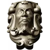 Baroque Grotesque Mask - STL 3D Model for CNC