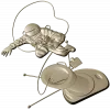 Soviet cosmonaut relief - STL 3D model for CNC