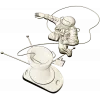 Soviet cosmonaut relief - STL 3D model for CNC