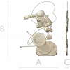 Soviet cosmonaut relief - STL 3D model for CNC