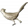 Pheasant bas-relief STL model for CNC
