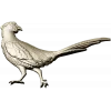 Pheasant bas-relief STL model for CNC