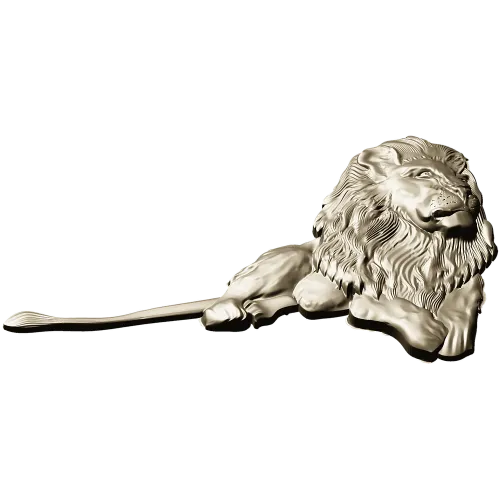Рельефная 3D модель "Лежачий лев" для ЧПУ - STL файл