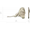 Рельефная 3D модель "Лежачий лев" для ЧПУ - STL файл