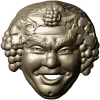 Виноградный лик - 3D модель для фрезеровки (STL)