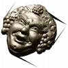 Виноградный лик - 3D модель для фрезеровки (STL)