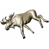 Рельефная 3D модель лося для ЧПУ (STL)