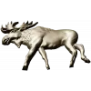 Рельефная 3D модель лося для ЧПУ (STL)