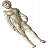 Classical Archer bas-relief STL for CNC milling