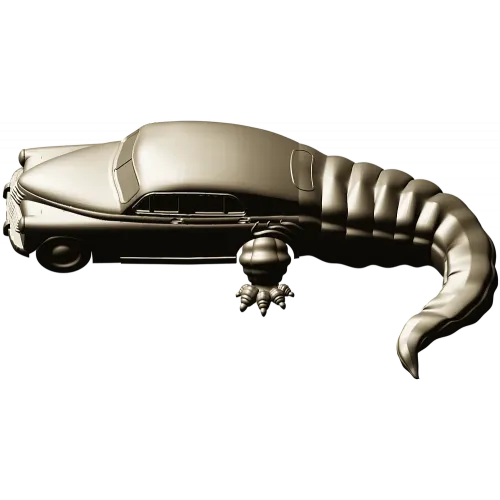 STL модель "РетроСкорпион" - 3D модель stl для ЧПУ