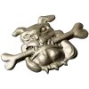 Мультяшный бульдог с косточкой - STL 3D модель для ЧПУ