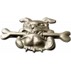 Мультяшный бульдог с косточкой - STL 3D модель для ЧПУ