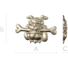 Мультяшный бульдог с косточкой - STL 3D модель для ЧПУ